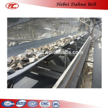 DHT-133 fire resistant rubber coated belt conveyor for export